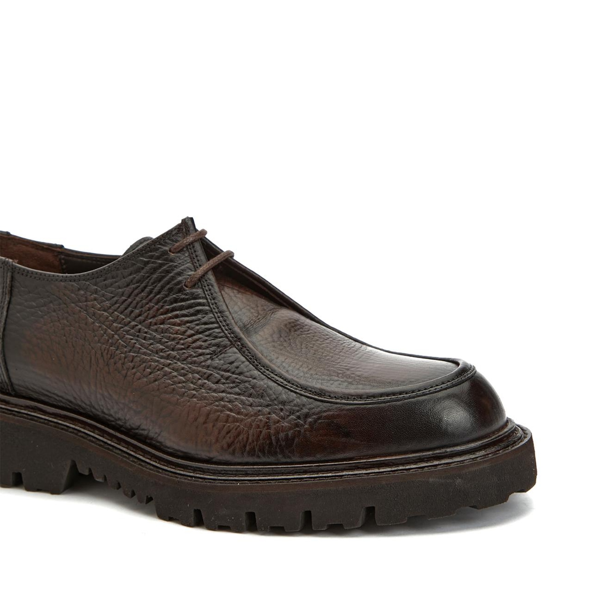 Network Erkek Kahverengi İpli Deri Ayakkabı