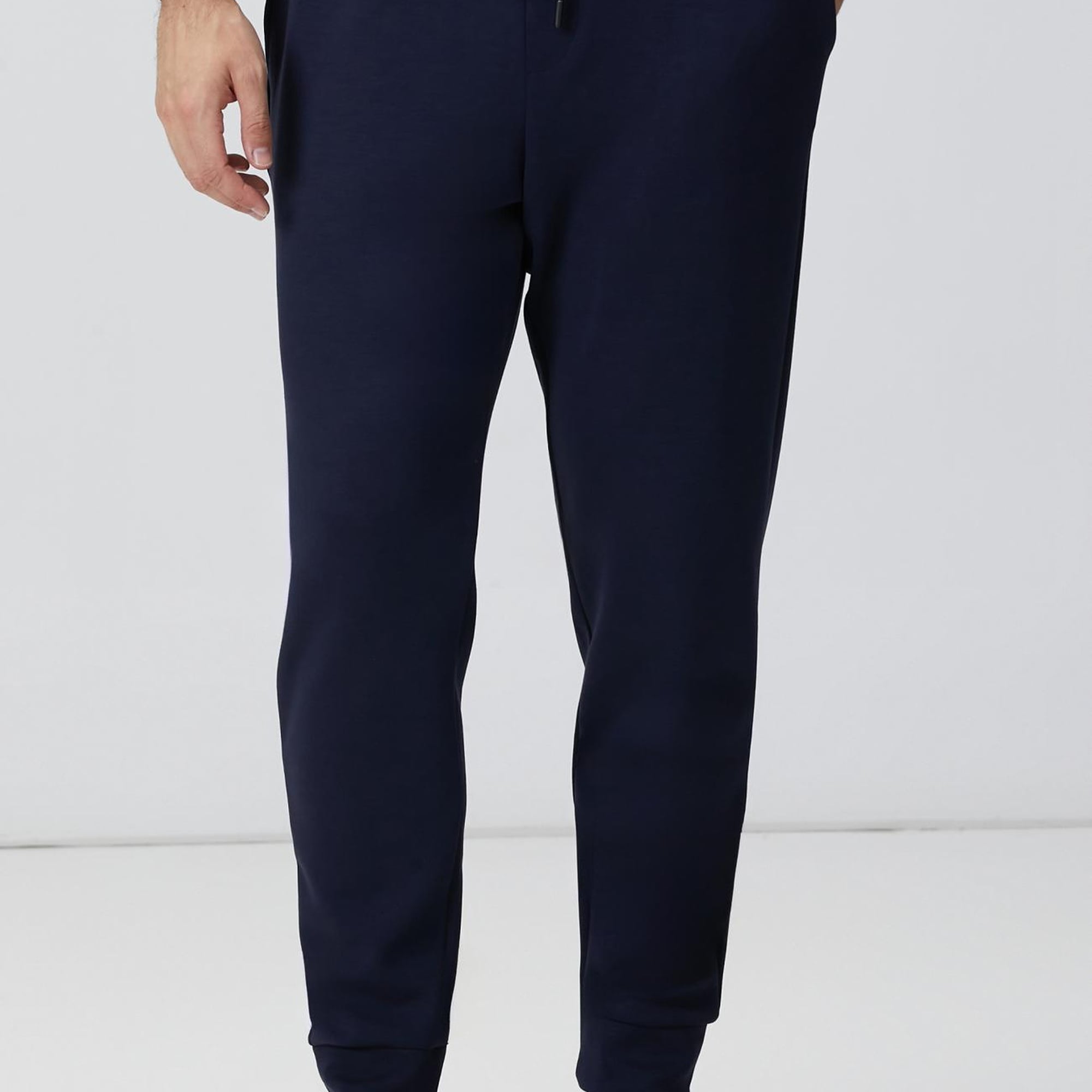 Network Erkek Lacivert Yandan Cepli Basic Eşofman Altı