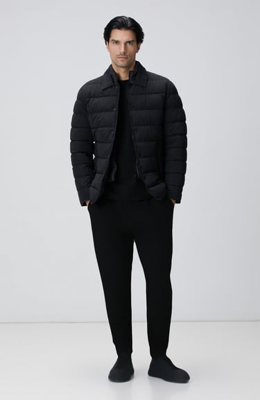  Network Erkek Siyah Yandan Cepli Basic Eşofman Altı