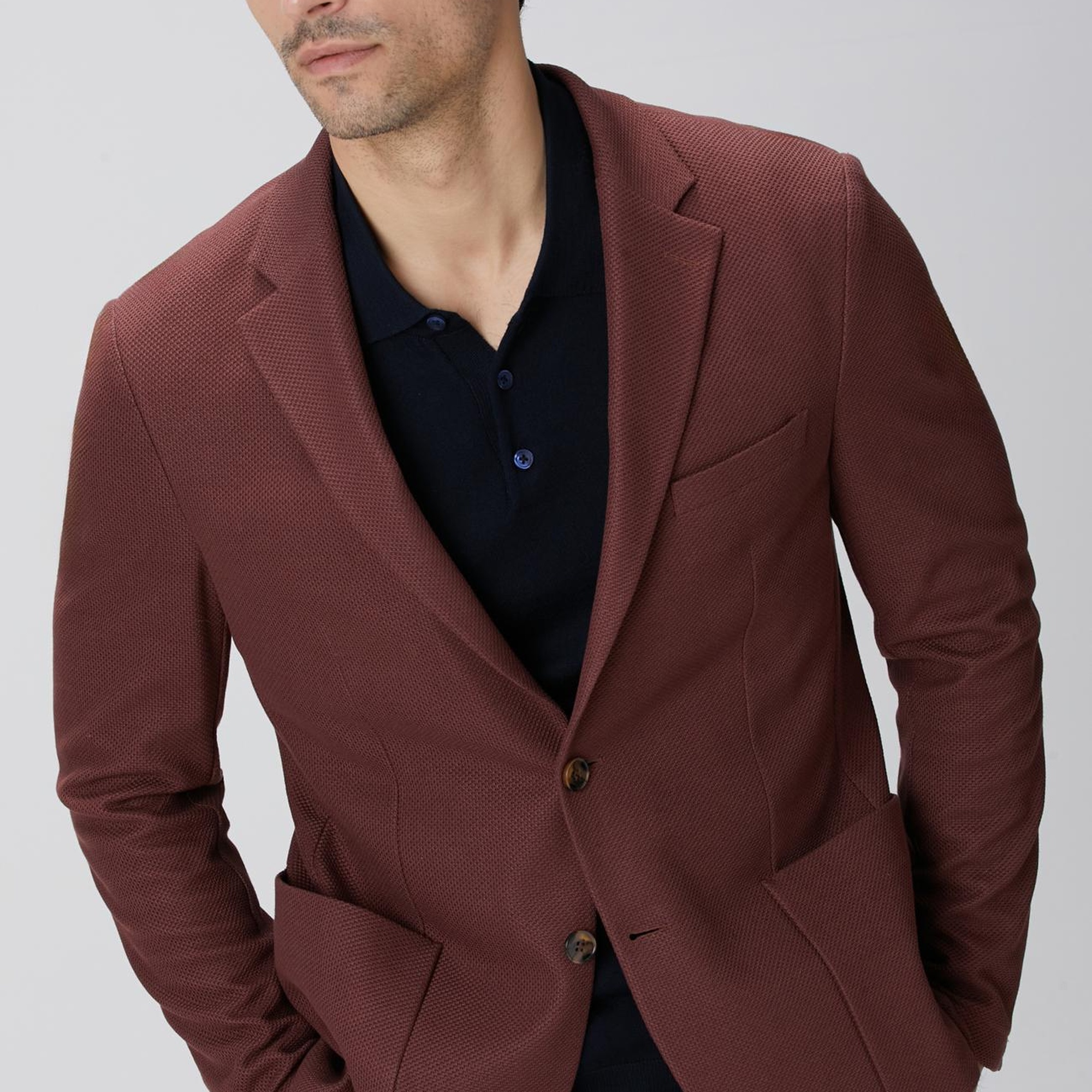 Network Erkek Tarçın Slim Fit Ceket