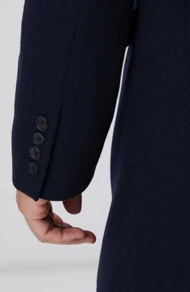  Network Erkek Limited Lacivert Kaşmir Palto