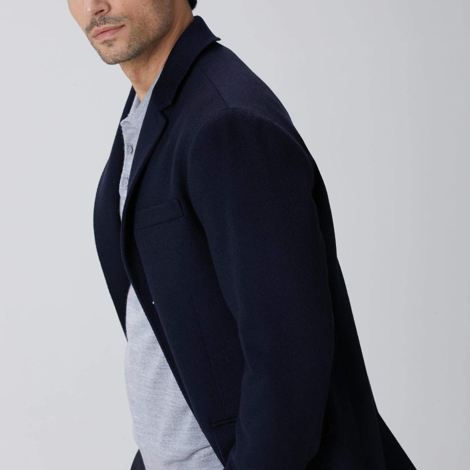 Network Erkek Limited Lacivert Kaşmir Palto