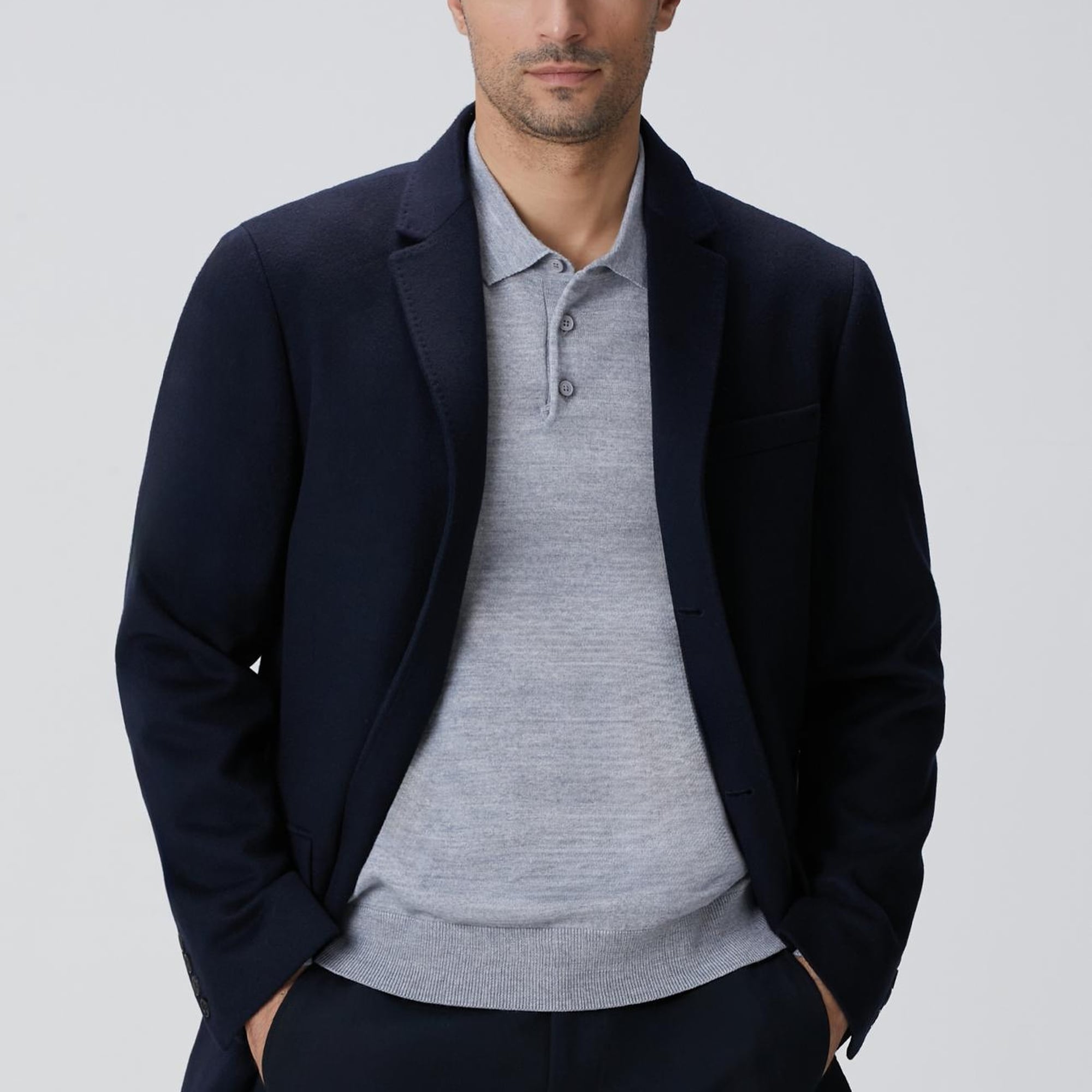 Network Erkek Limited Lacivert Kaşmir Palto