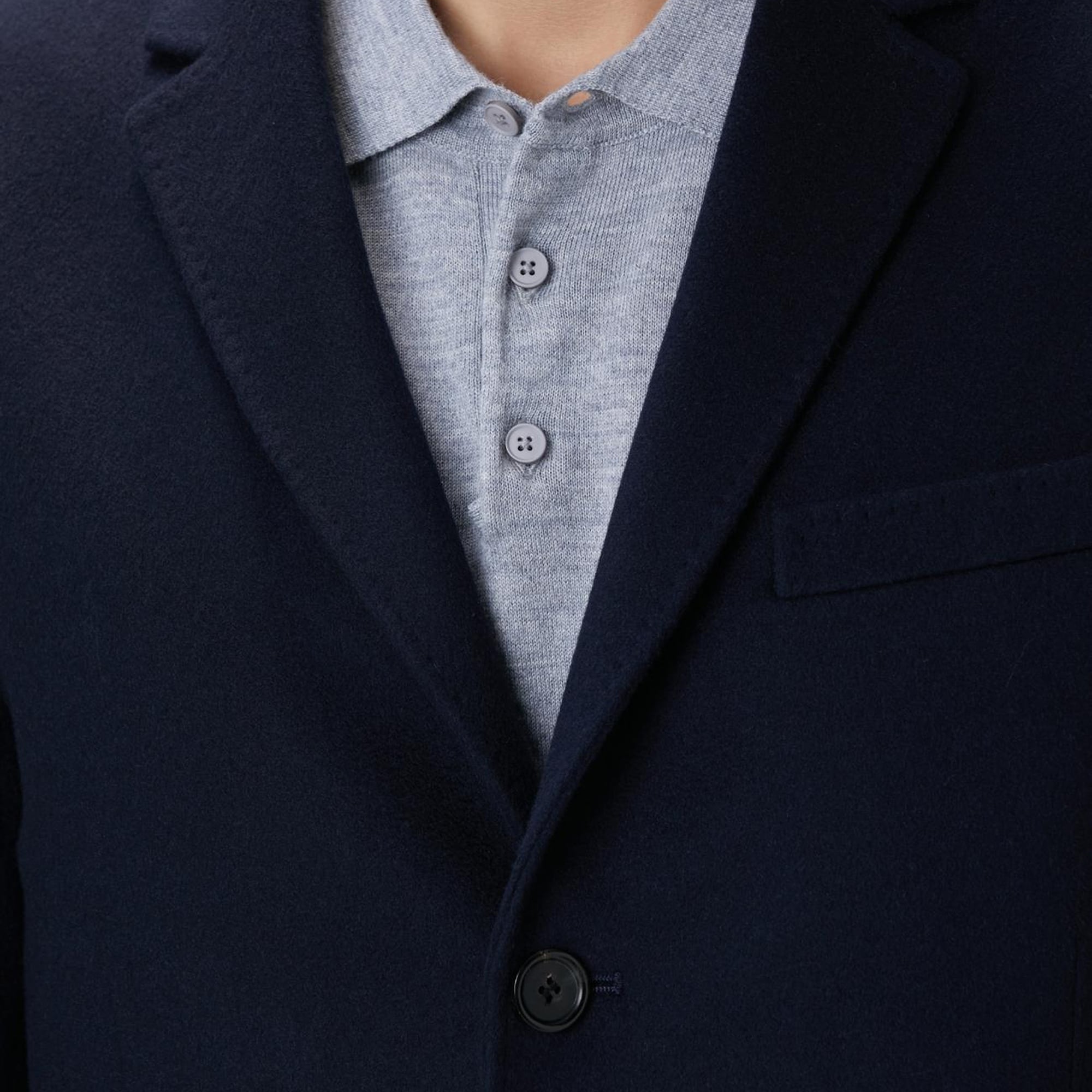 Network Erkek Limited Lacivert Kaşmir Palto