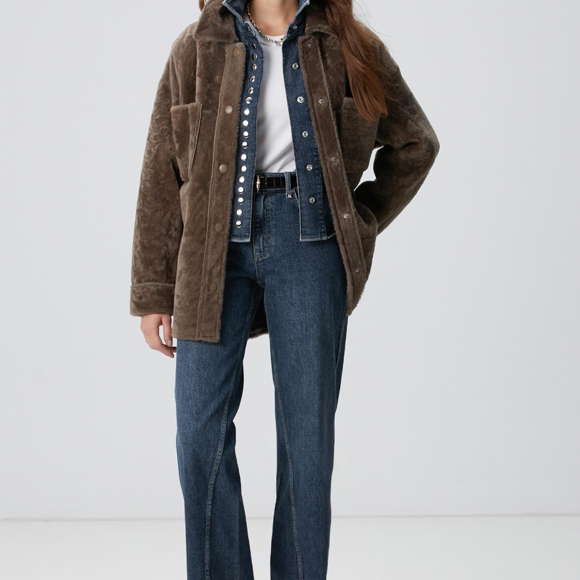 Network Kadın Kırık Beyaz Basic T-shirt