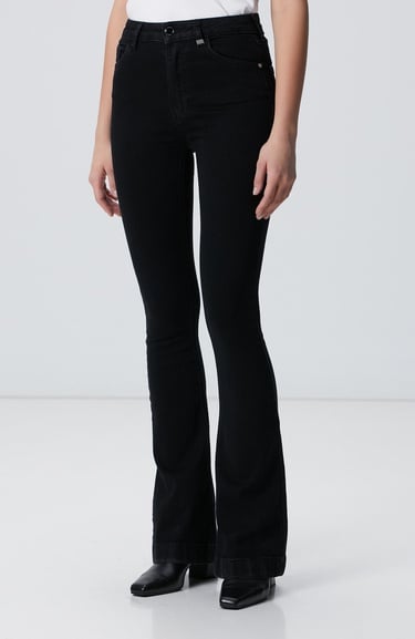  Network Kadın Siyah Denim Pantolon