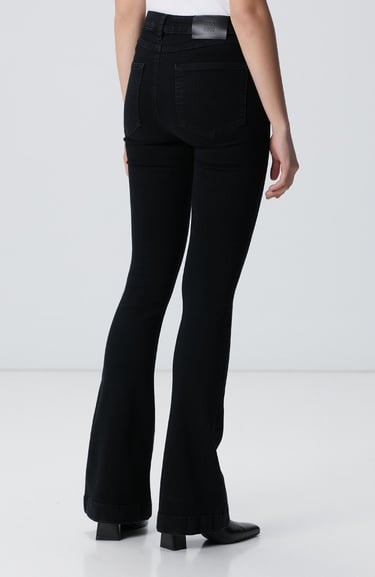  Network Kadın Siyah Denim Pantolon