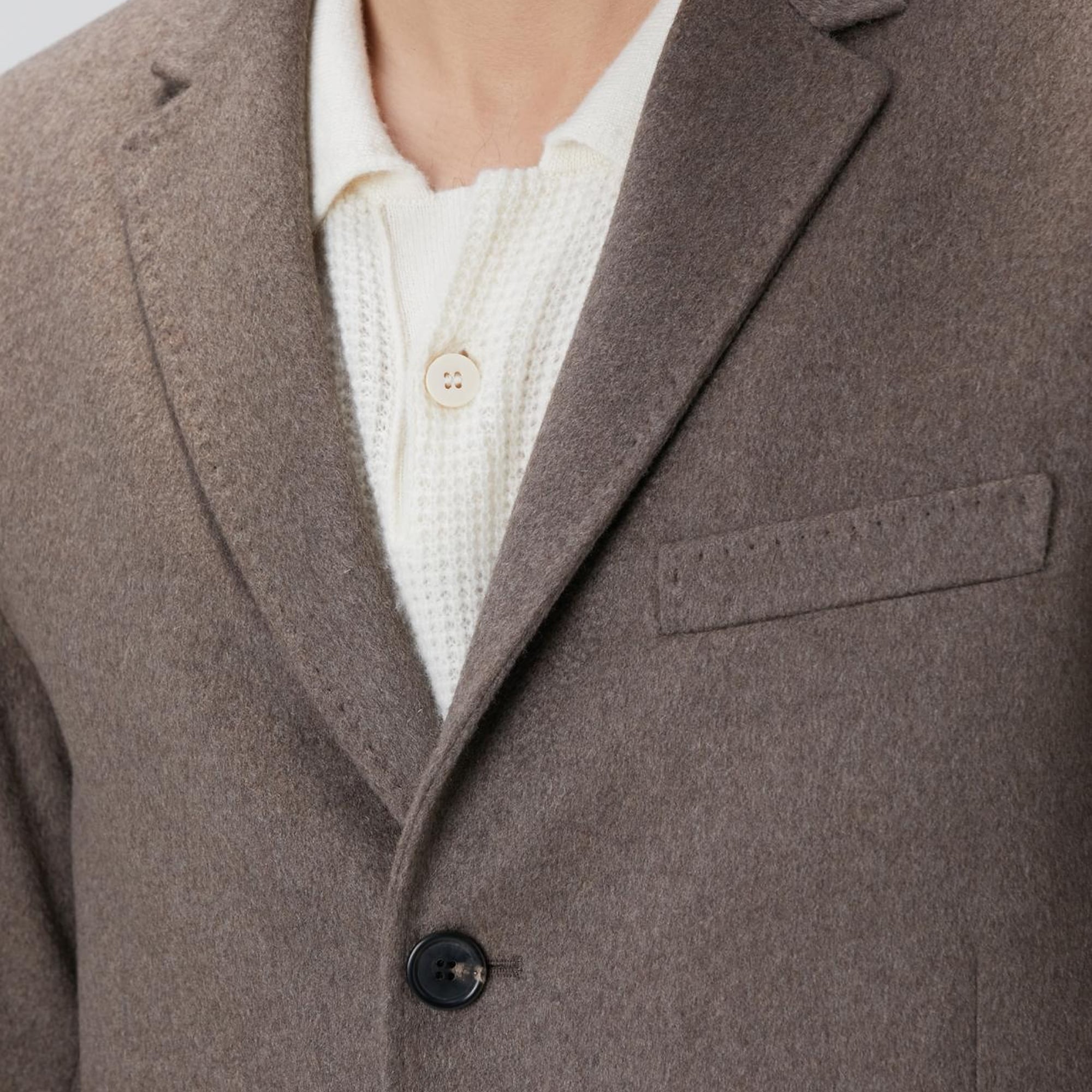 Network Erkek Limited Bej Kaşmir Palto