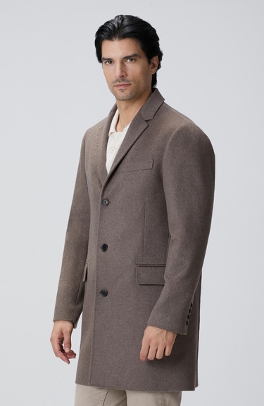  Network Erkek Limited Bej Kaşmir Palto