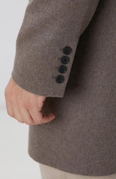  Network Erkek Limited Bej Kaşmir Palto