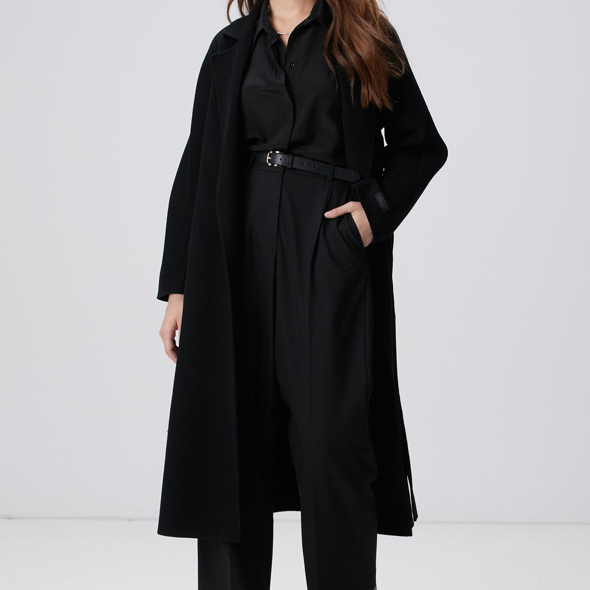 Network Kadın Limited Siyah İpek Gömlek