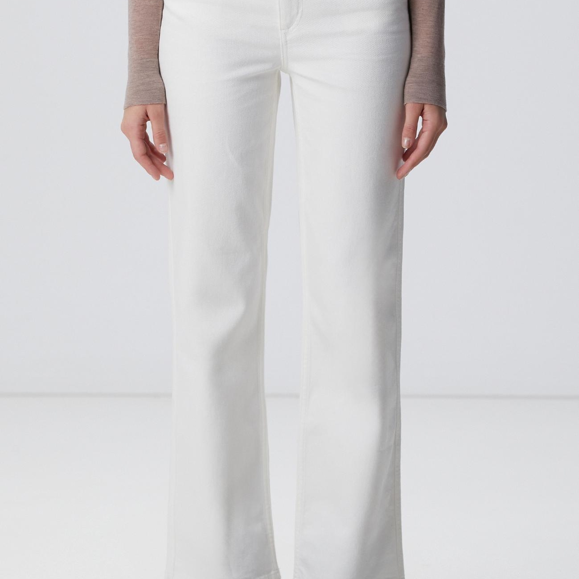 Network Kadın Kırık Beyaz Denim Pantolon