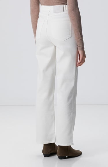  Network Kadın Kırık Beyaz Denim Pantolon