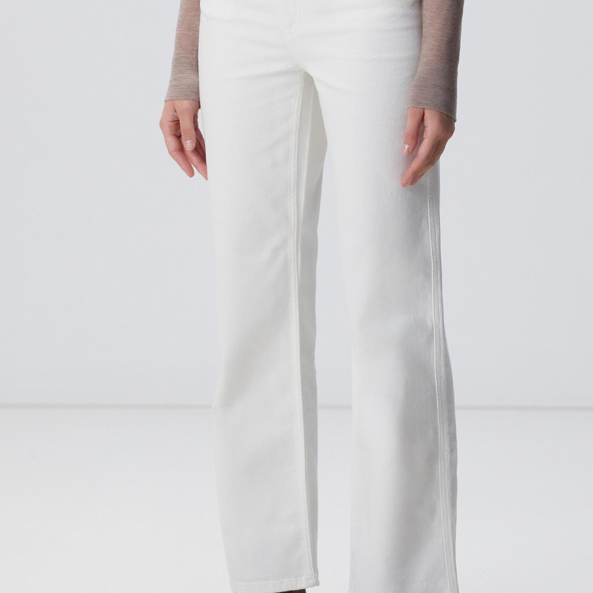 Network Kadın Kırık Beyaz Denim Pantolon