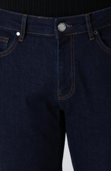  Network Erkek Slim Fit Lacivert Denim Pantolon