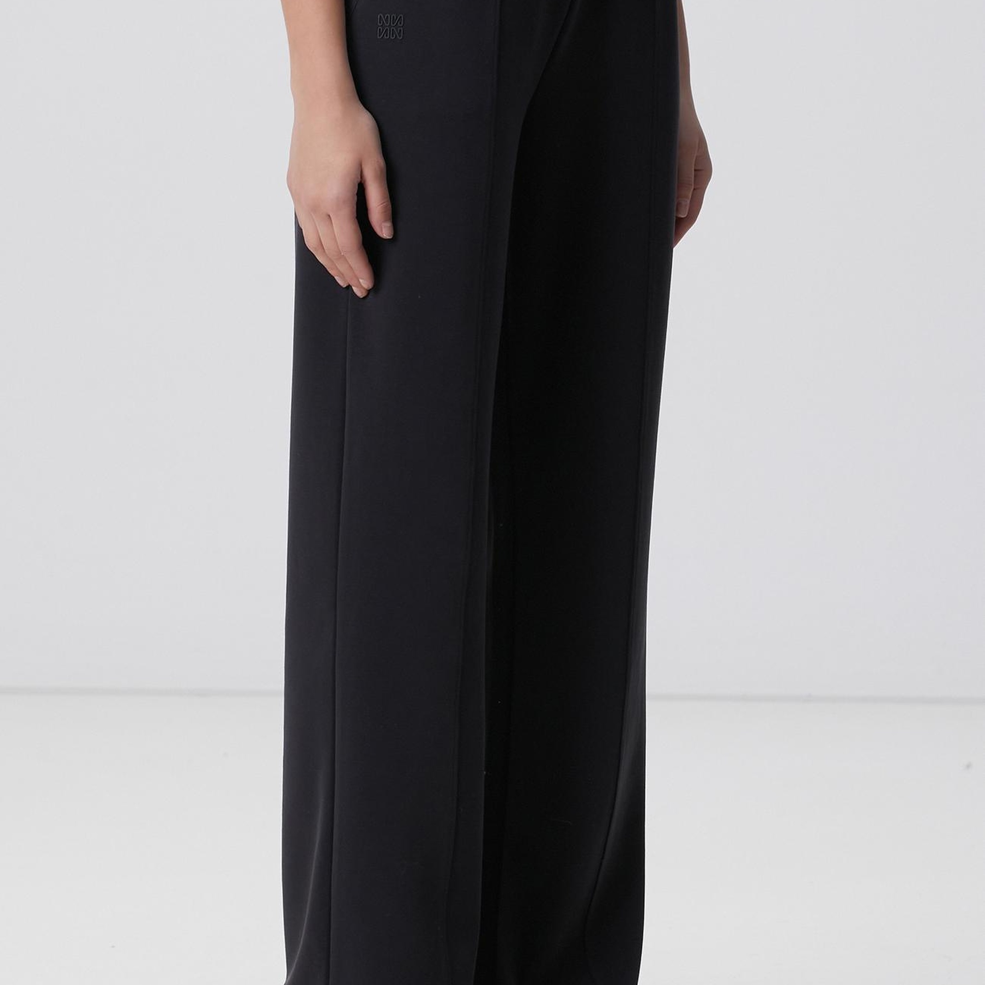 Network Kadın Siyah Modal Karışımlı Eşofman