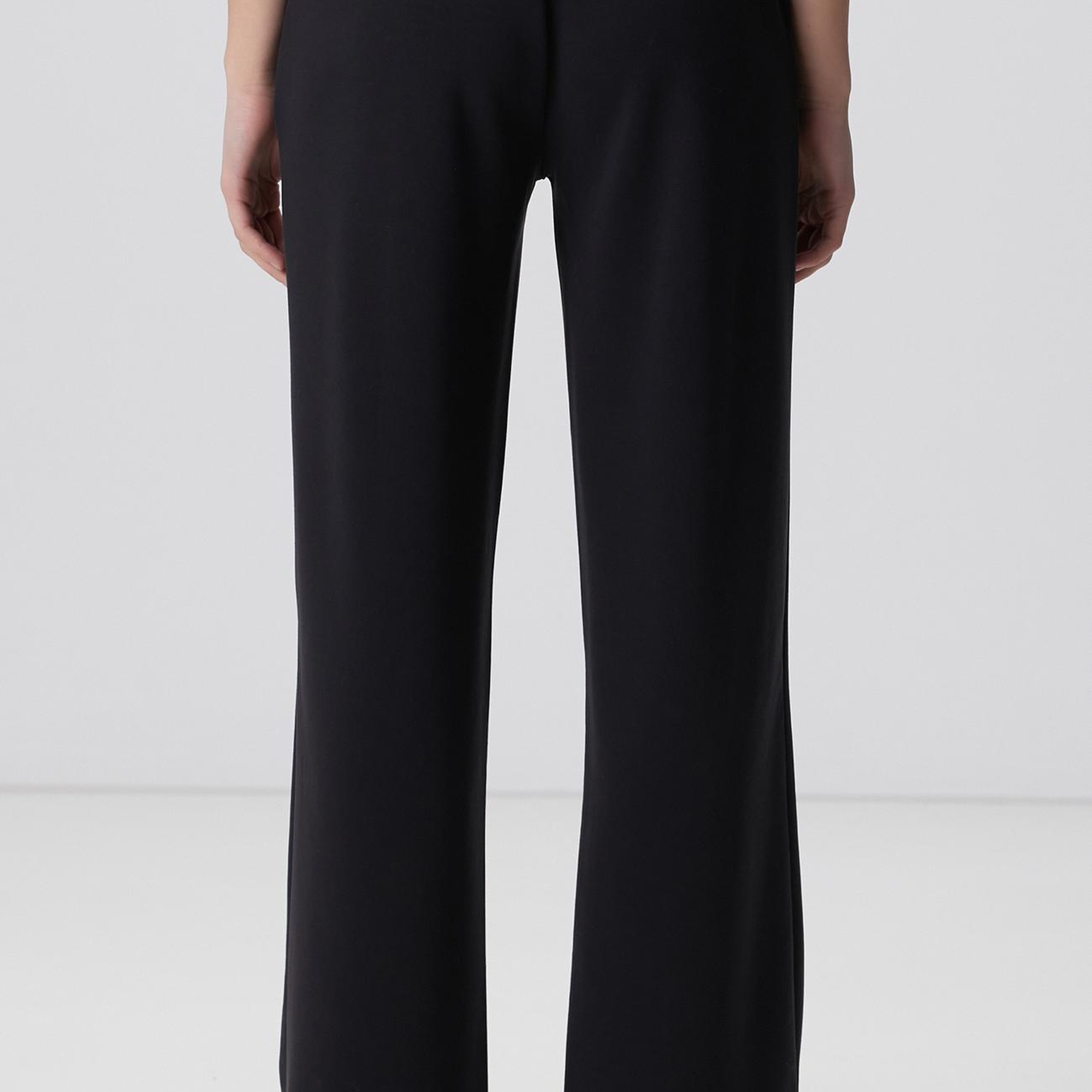 Network Kadın Siyah Modal Karışımlı Eşofman