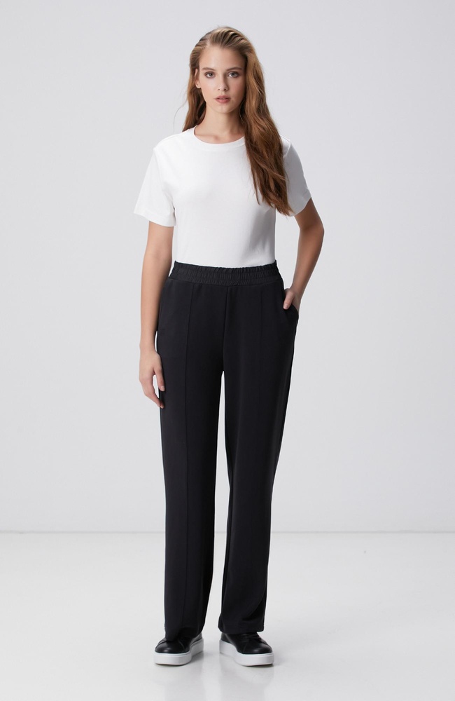  Network Kadın Siyah Modal Karışımlı Eşofman