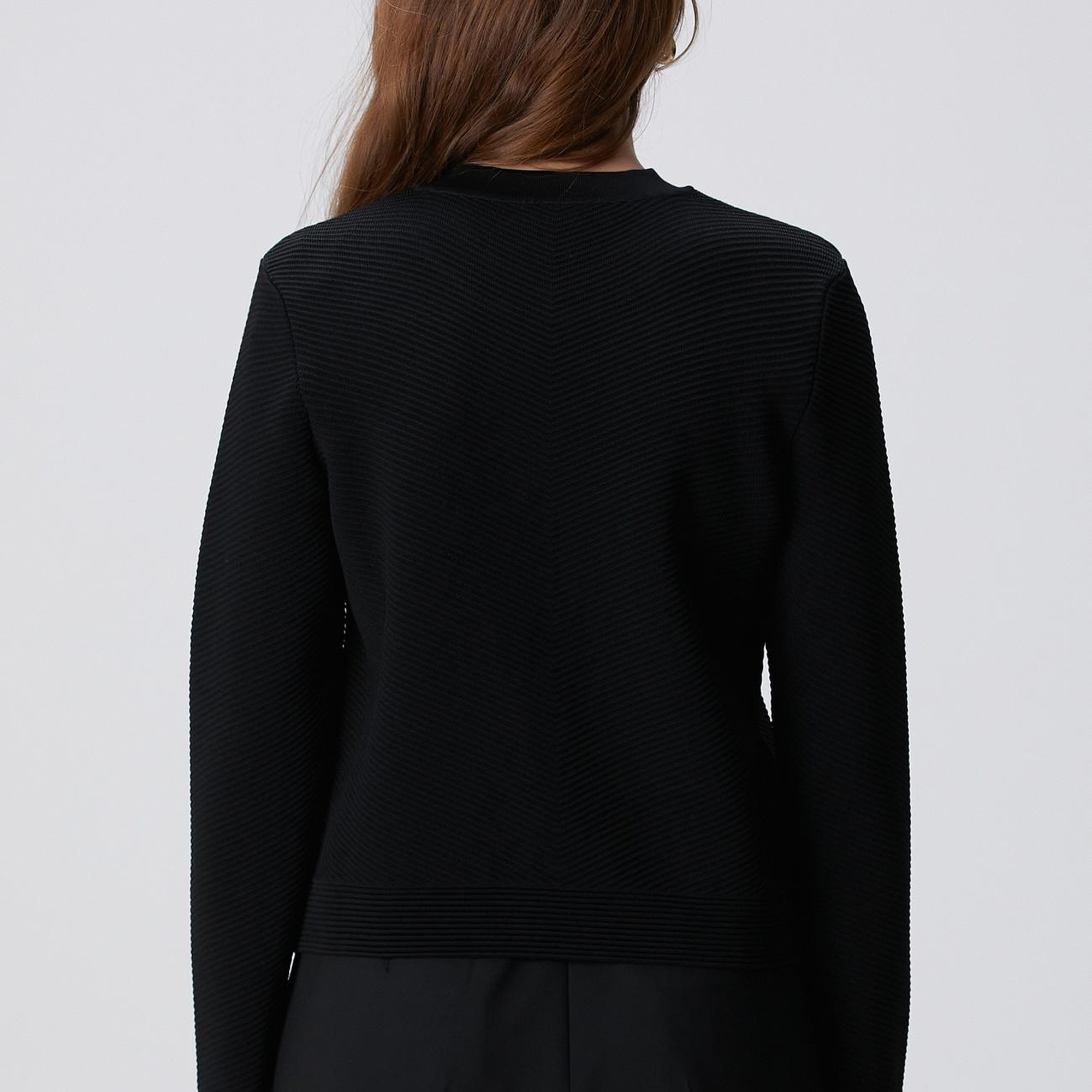 Network Kadın Siyah Triko Ceket