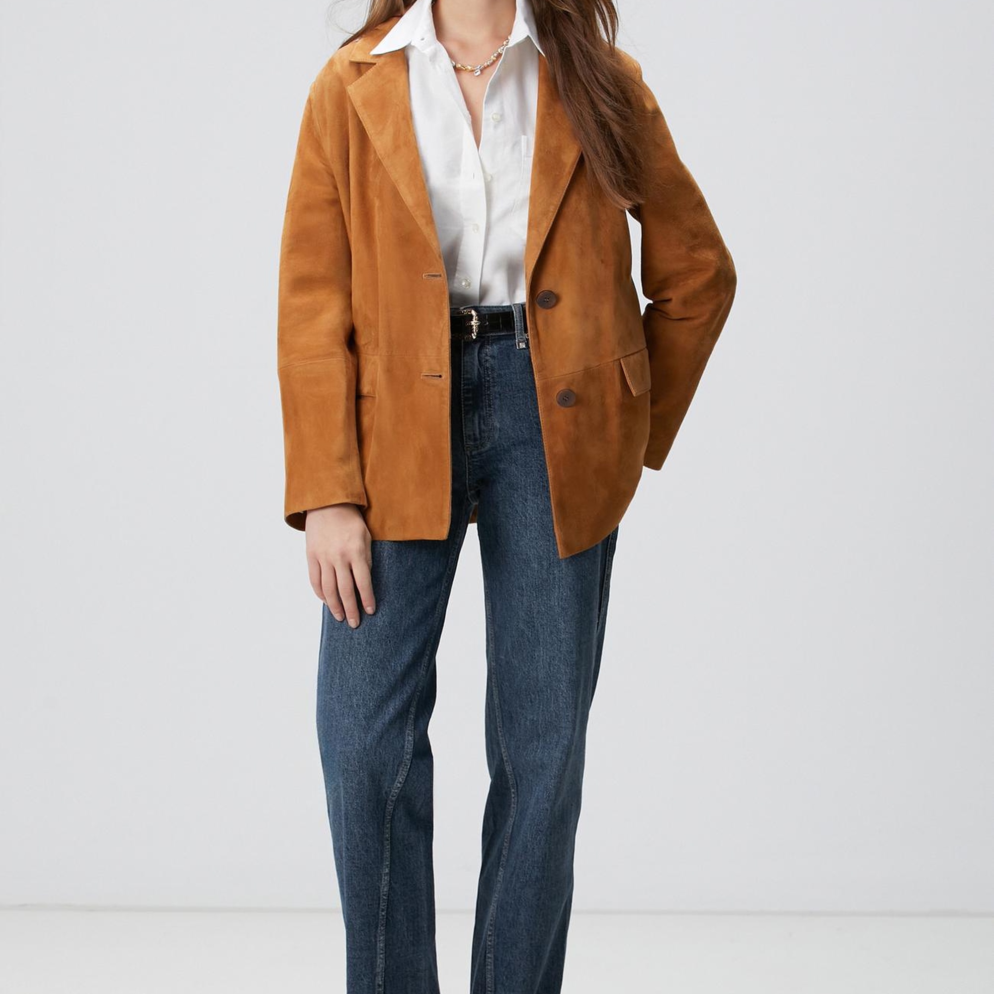 Network Kadın Beyaz Oxford Gömlek