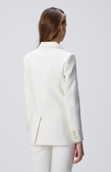  Network Kadın Kırık Beyaz Kruvaze Ceket