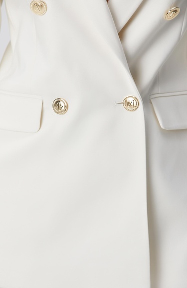  Network Kadın Kırık Beyaz Kruvaze Ceket