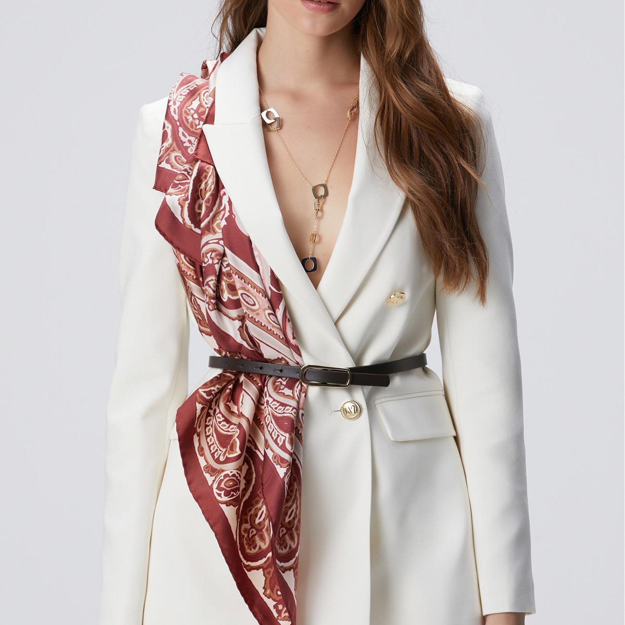 Network Kadın Kırık Beyaz Kruvaze Ceket