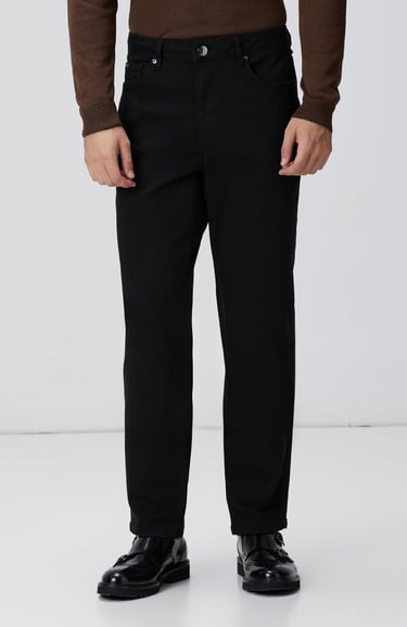  Network Erkek Siyah Denim Pantolon