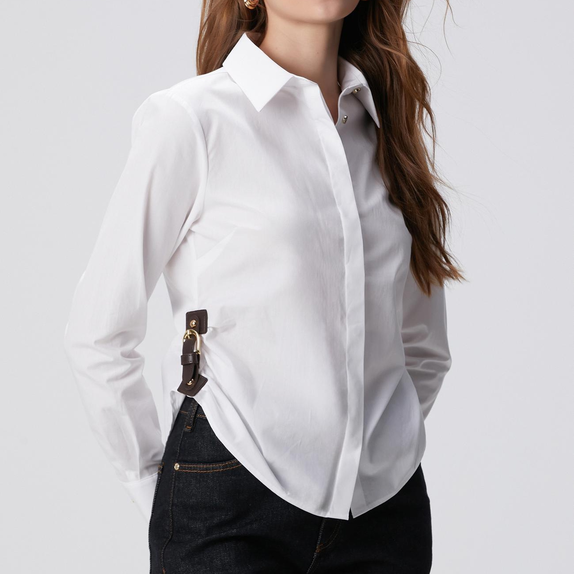 Network Kadın Beyaz Gömlek