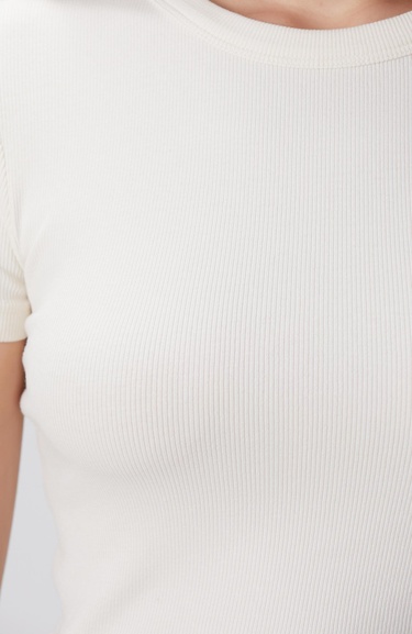  Network Kadın Kırık Beyaz T-shirt