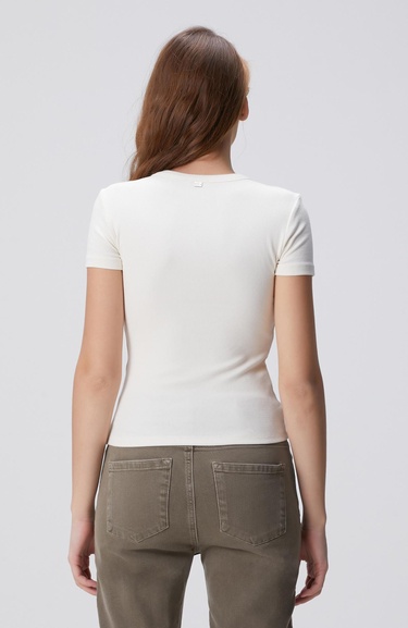  Network Kadın Kırık Beyaz T-shirt