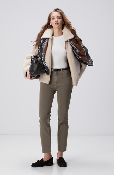  Network Kadın Kırık Beyaz T-shirt