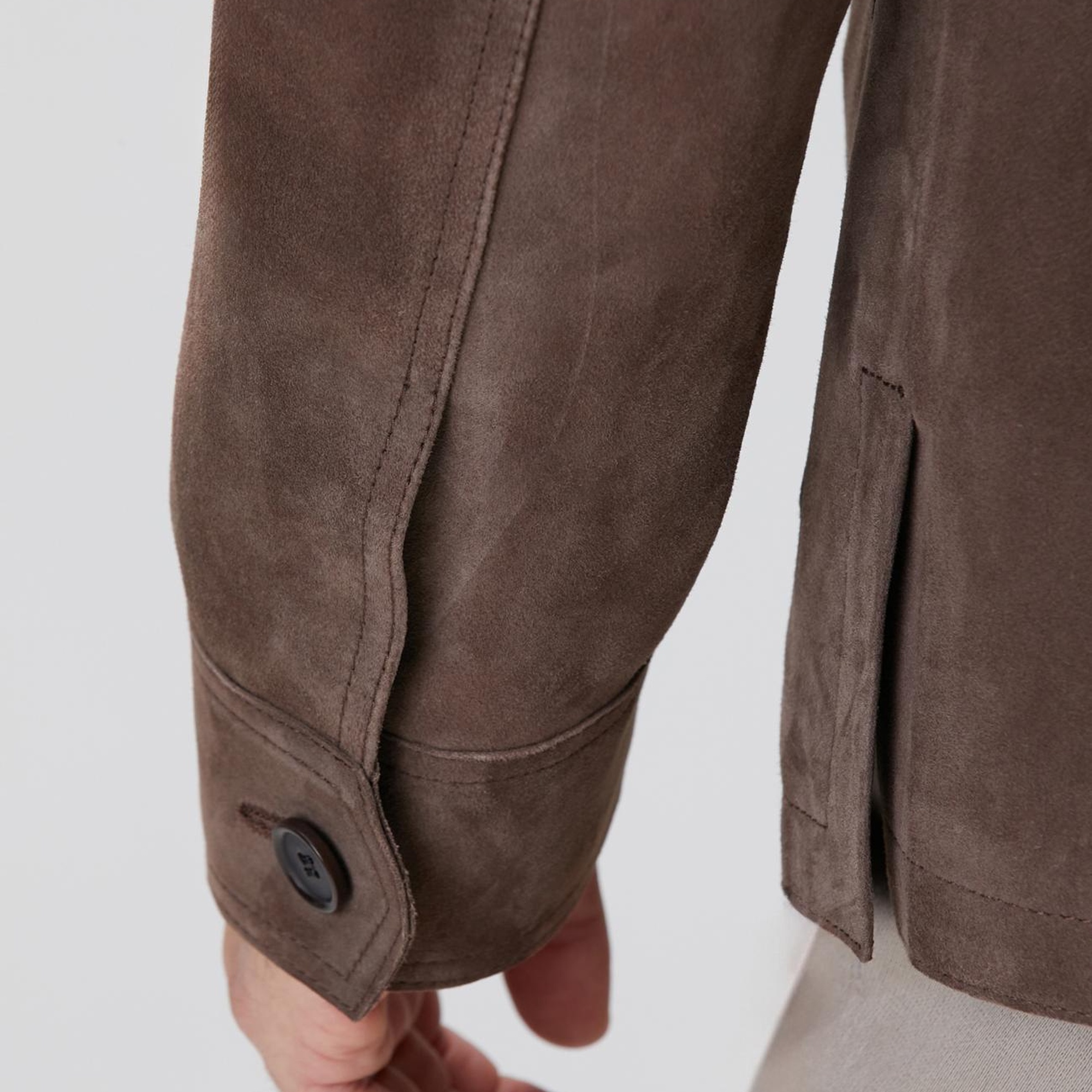 Network Erkek Kahverengi Nubuk Deri Ceket