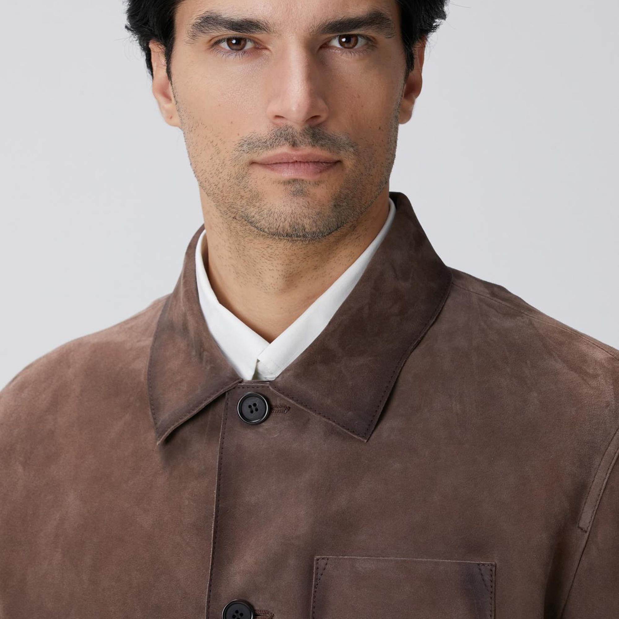 Network Erkek Kahverengi Nubuk Deri Ceket