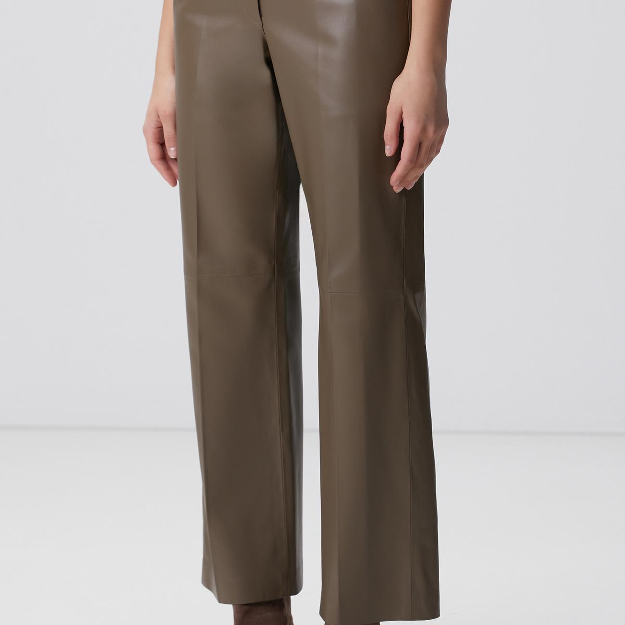 Network Kadın Vizon Deri Pantolon