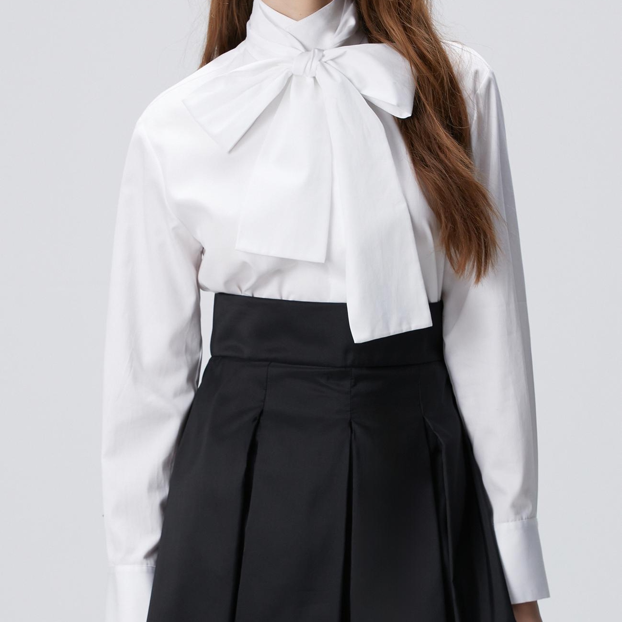 Network Kadın Siyah Midi Pileli Saten Etek