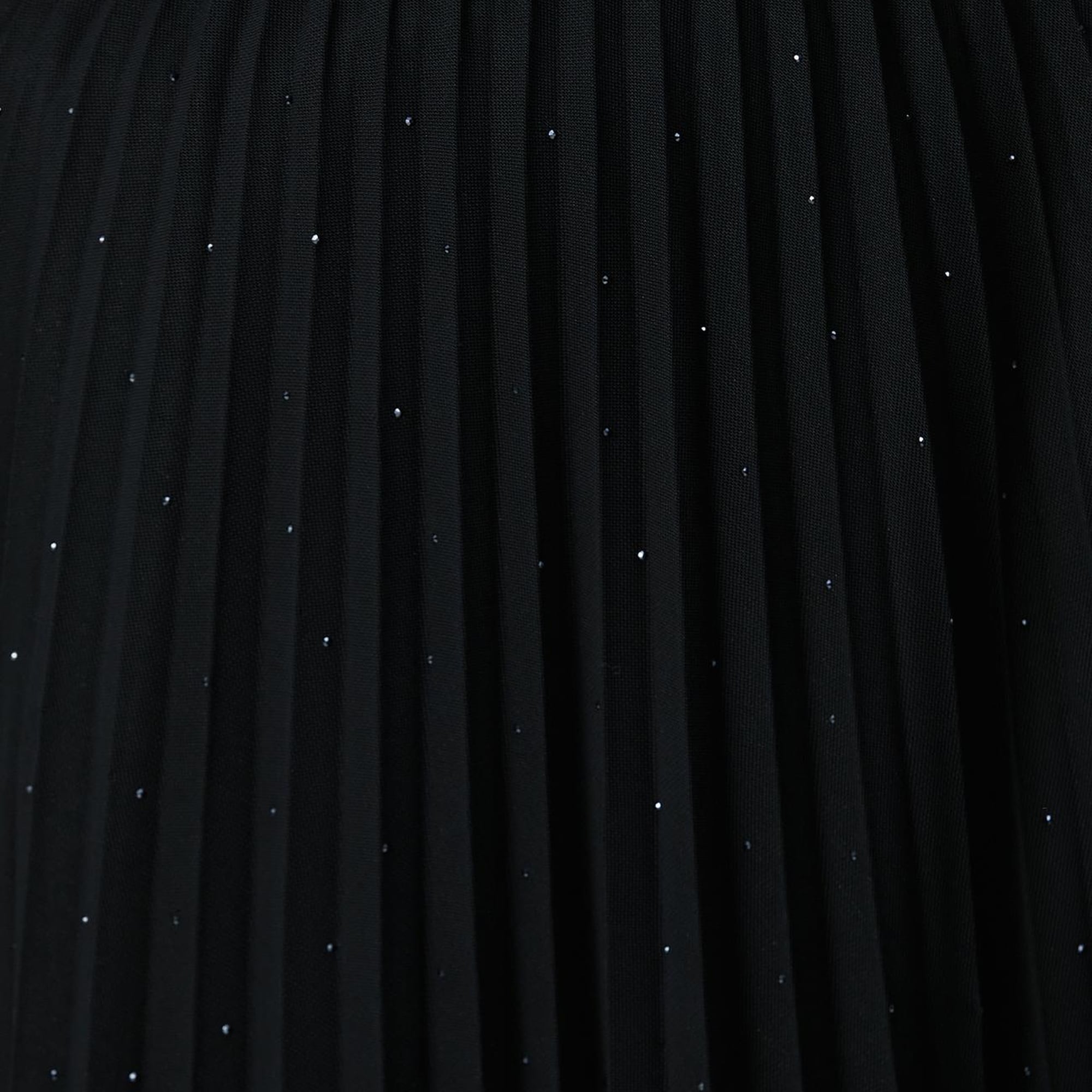 Network Kadın Siyah Payetli Tül Midi Etek