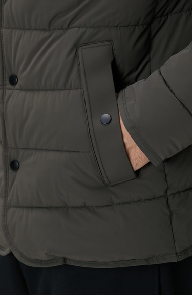  Network Erkek Haki Puffer Coat Ceket