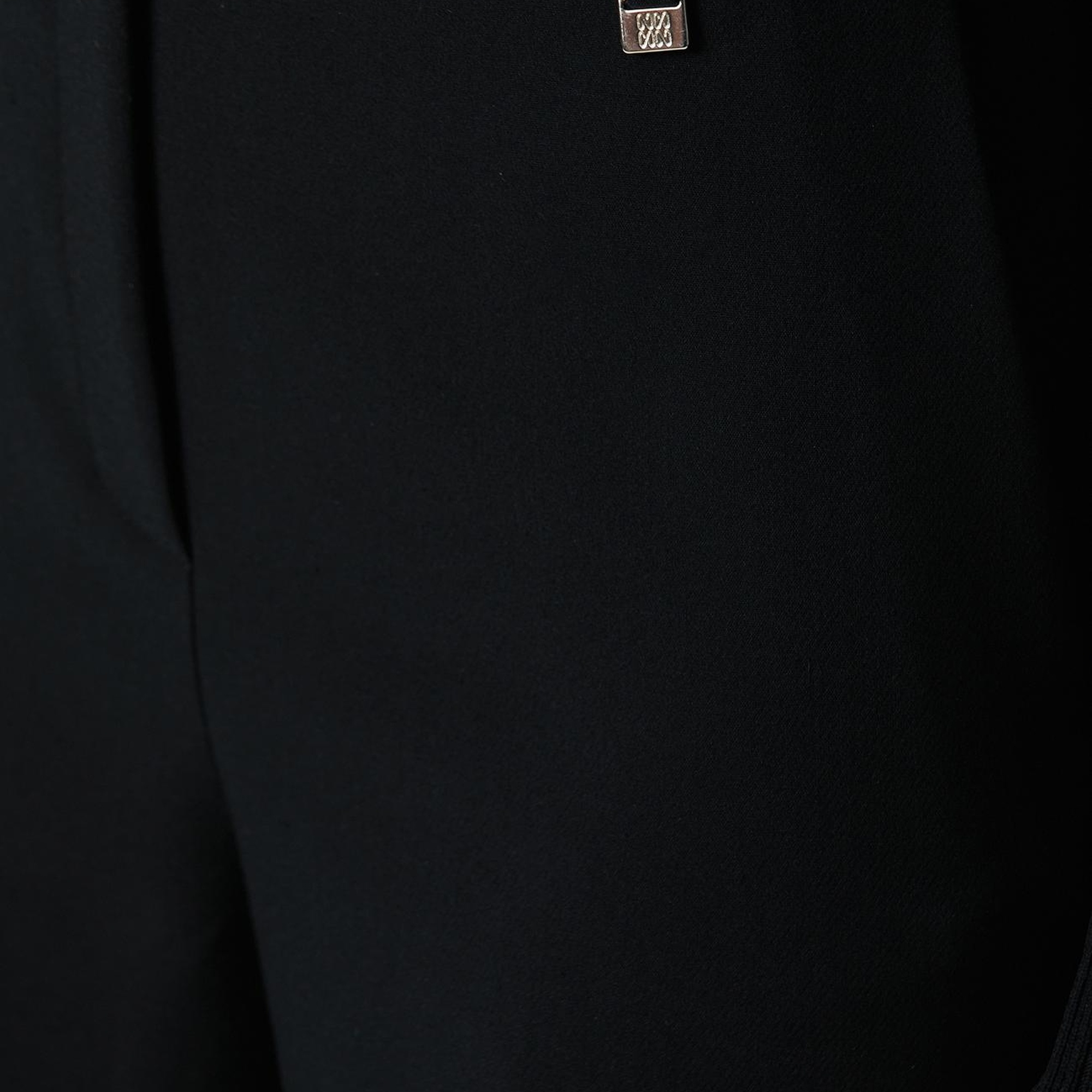 Network Kadın Siyah Paçası Yırtmaçlı Pantolon