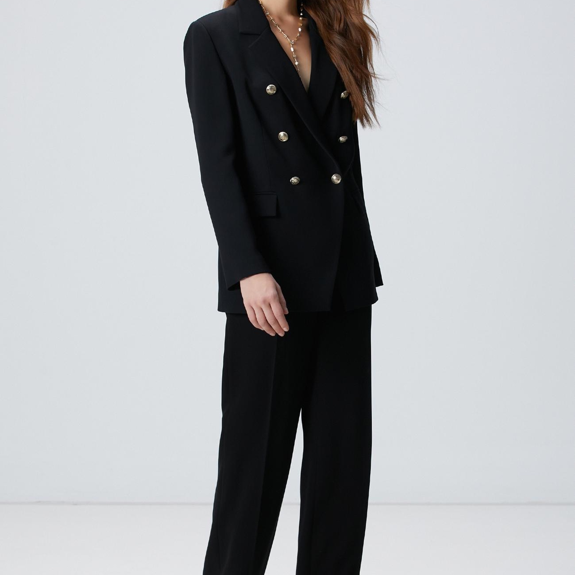 Network Kadın Siyah Blazer Ceket