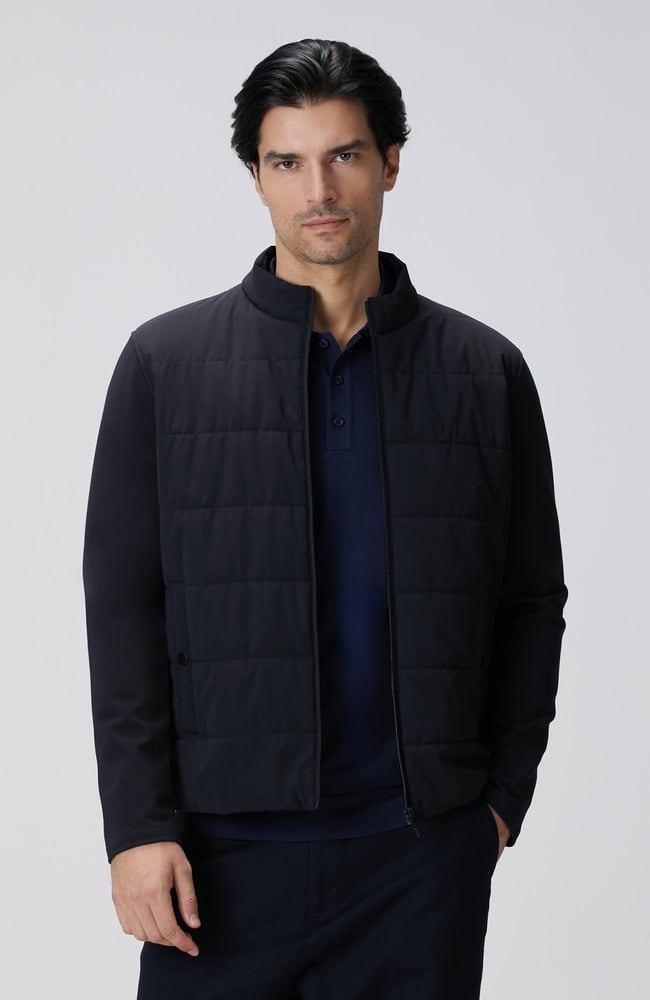  Network Erkek Lacivert Triko Kollu Mont