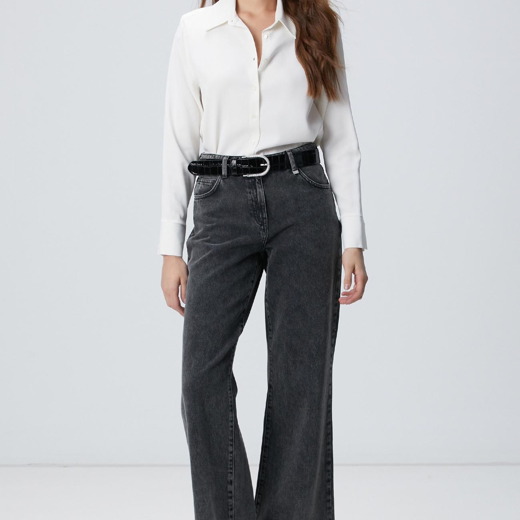 Network Kadın Kırık Beyaz Vatkalı Gömlek