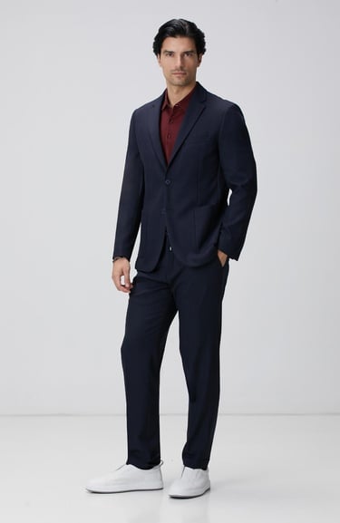  Network Erkek Bordo Basic Triko Kazak