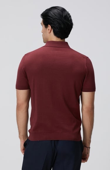  Network Erkek Bordo Basic Triko Kazak