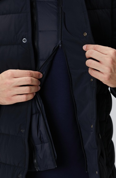  Network Erkek Lacivert Puffer Coat Ceket