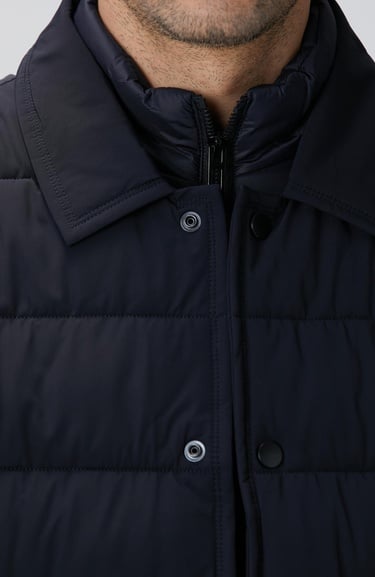  Network Erkek Lacivert Puffer Coat Ceket