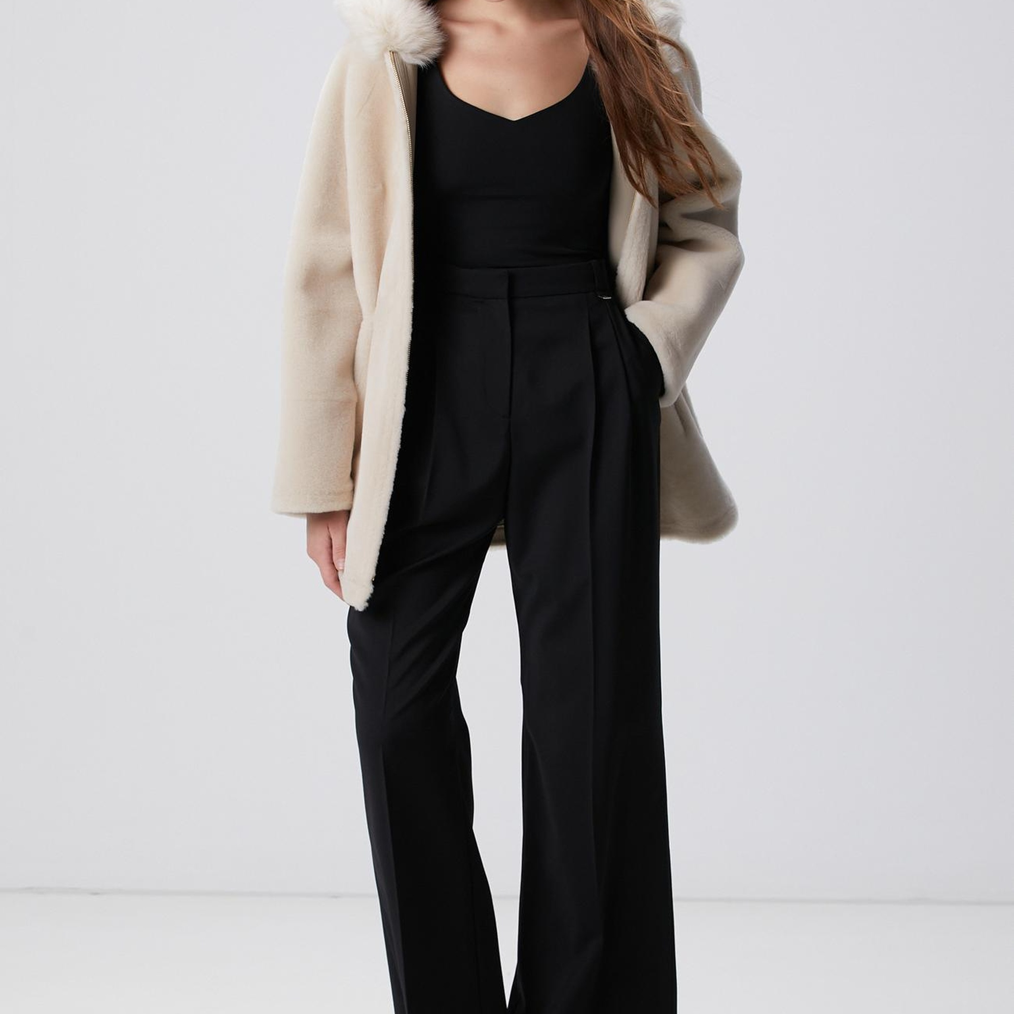 Network Kadın Siyah Örme Atlet