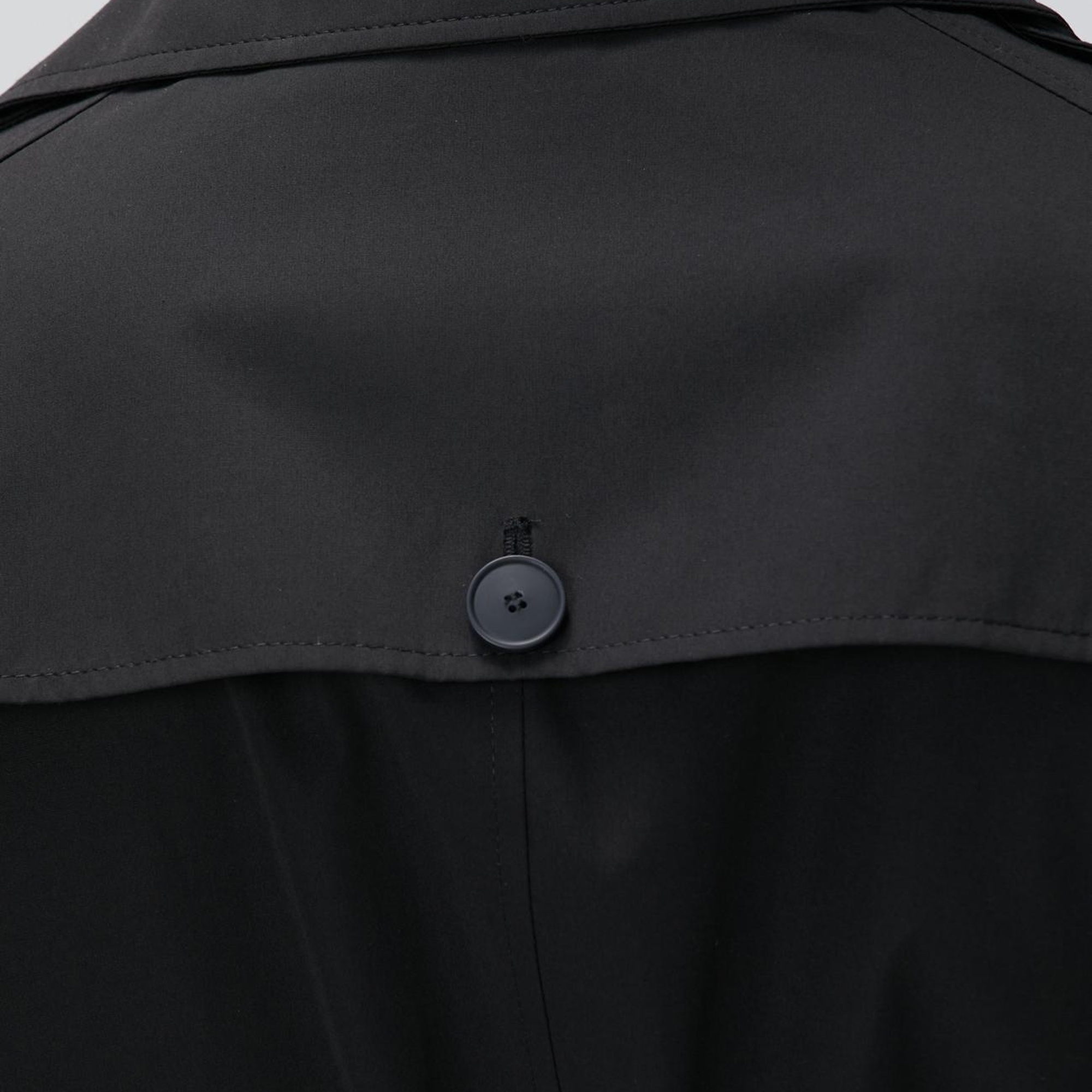 Network Erkek Siyah Kuşaklı Pardösü