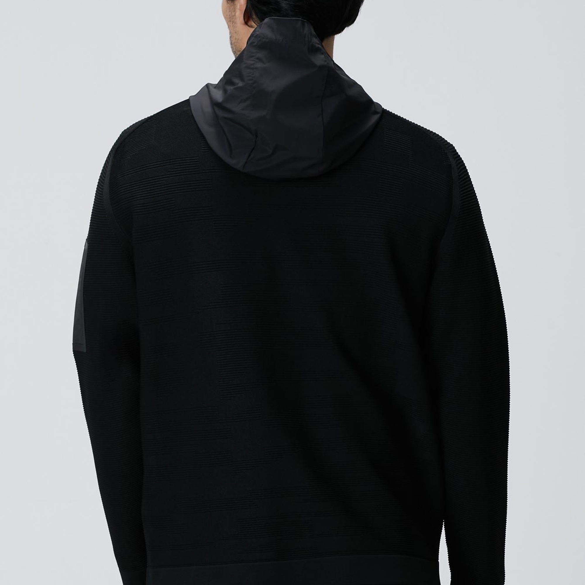 Network Erkek N-Tech Siyah Scuba Detaylı Triko Mont