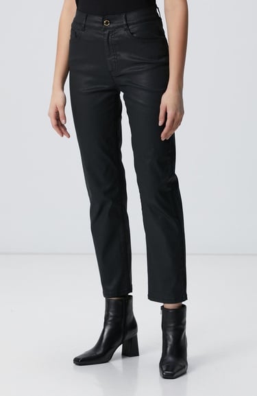  Network Kadın Siyah Denim Pantolon